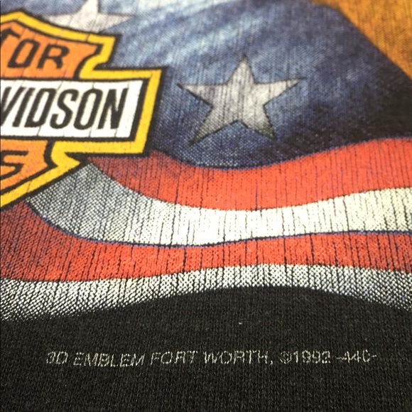 Sold❌Vtg 3D Emblem Harley Davidson SweatShirt Sz L - Picture 3 of 8